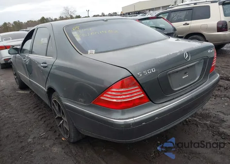 2006 Mercedes-Benz S 500 4Matic z USA, uszkodzony, nr VIN WDBNG84J96A463484